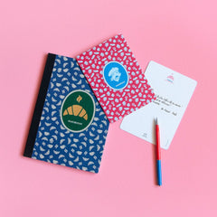 PAPIER TIGRE A5 Notebook Paris Croissant