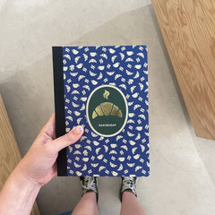 PAPIER TIGRE A5 Notebook Paris Croissant