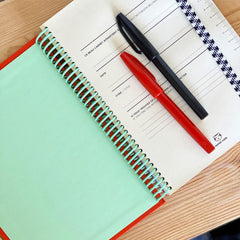 PAPIER TIGRE A5 Plain Canvas Notebook