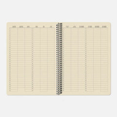 PAPIER TIGRE A5 Plain Canvas Notebook