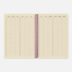 PAPIER TIGRE A5 Plain Canvas Notebook