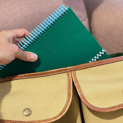 PAPIER TIGRE A5 Plain Canvas Notebook