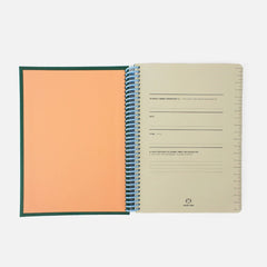PAPIER TIGRE A5 Plain Canvas Notebook