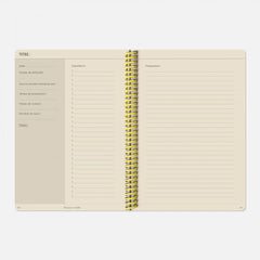 PAPIER TIGRE Recipe Notebook