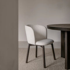 FURNIFIED Dining Chair Celia Smoke Wood