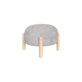 OPJET PARIS Stool Rounded Woven Chenille 45cm