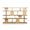 ZAGO Bookshelf Cocconing Five Shelves Natural Oak 200cm