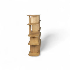 ZAGO Bookshelf Cocconing Five Shelves Natural Oak 200cm