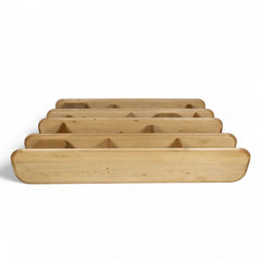 ZAGO Bookshelf Cocconing Five Shelves Natural Oak 200cm