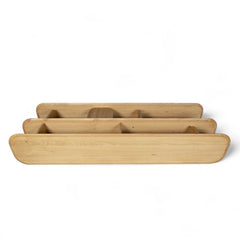 ZAGO Bookshelf Cocconing Three Shelves Natural Oak 200cm (Copy)
