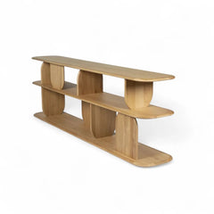 ZAGO Bookshelf Cocconing Three Shelves Natural Oak 200cm (Copy)