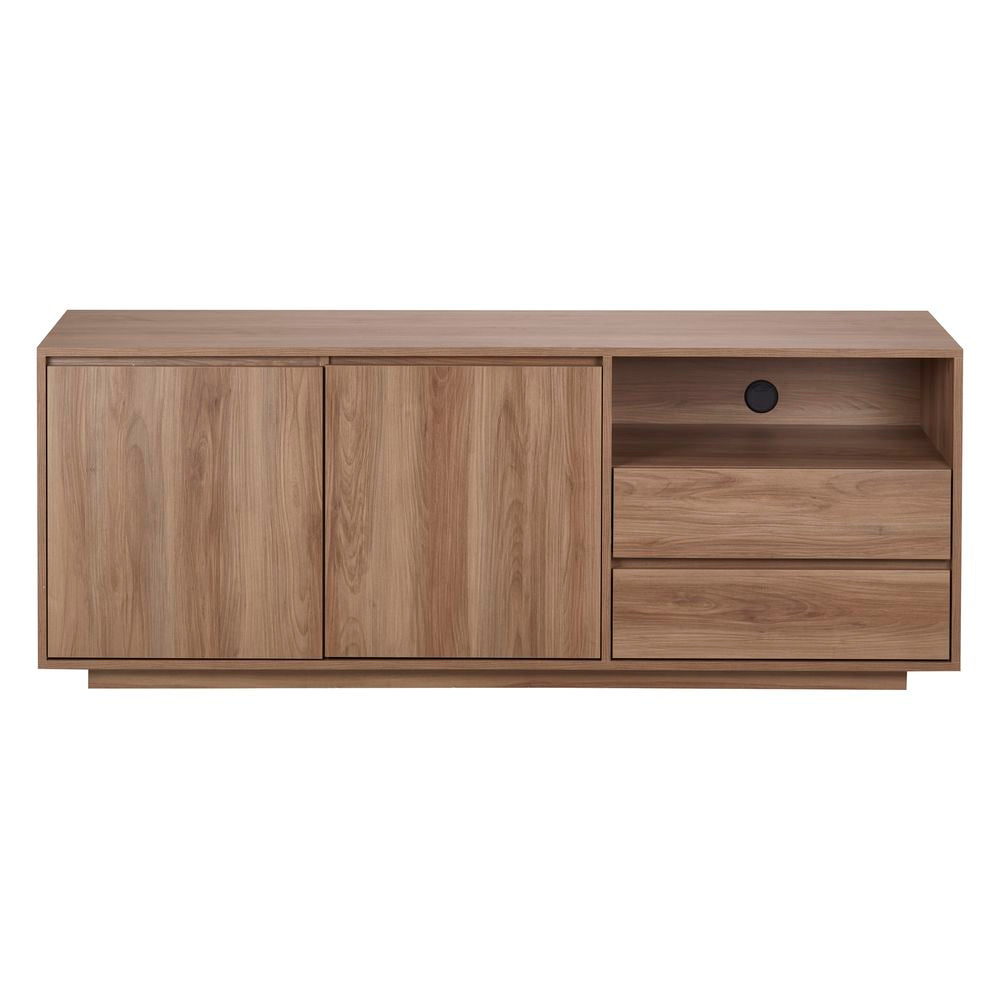 ZAGO Low Cabinet Como 2 Doors 2Drawers Oak