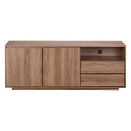 ZAGO Low Cabinet Como 2 Doors 2Drawers Oak