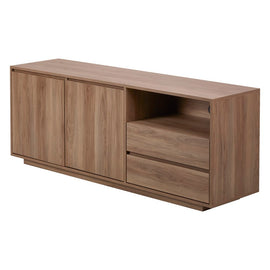 ZAGO Low Cabinet Como 2 Doors 2Drawers Oak