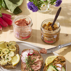 ALBERT MENES Goat's Cheese and Beetroot Spread