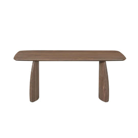 ZAGO Dining Table Curvi Walnut 180cm