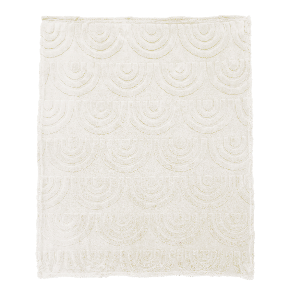 OPJET PARIS Plaid Annie Polyester White 130x170cm