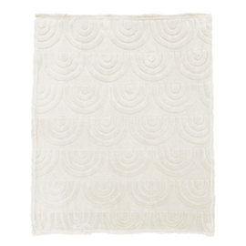 OPJET PARIS Plaid Annie Polyester White 130x170cm