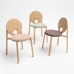DRUGEOT Chair Helio 6am Upholstered Fabric