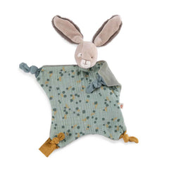 MOULIN ROTY Sage Rabbit Comforter Trois Petits Lapins
