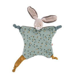 MOULIN ROTY Sage Rabbit Comforter Trois Petits Lapins