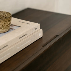 FURNIFIED Sideboard Duinkerke Smoke Wood 220cm