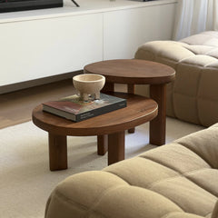 FURNIFIED Coffee Table Eden Ash Wood
