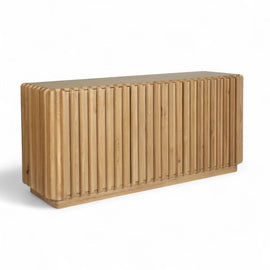 ZAGO Sideboard Elegant Natural Oak 3 Doors 158cm