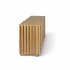 ZAGO Sideboard Elegant Natural Oak 3 Doors 158cm