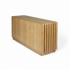 ZAGO Sideboard Elegant Natural Oak 3 Doors 158cm