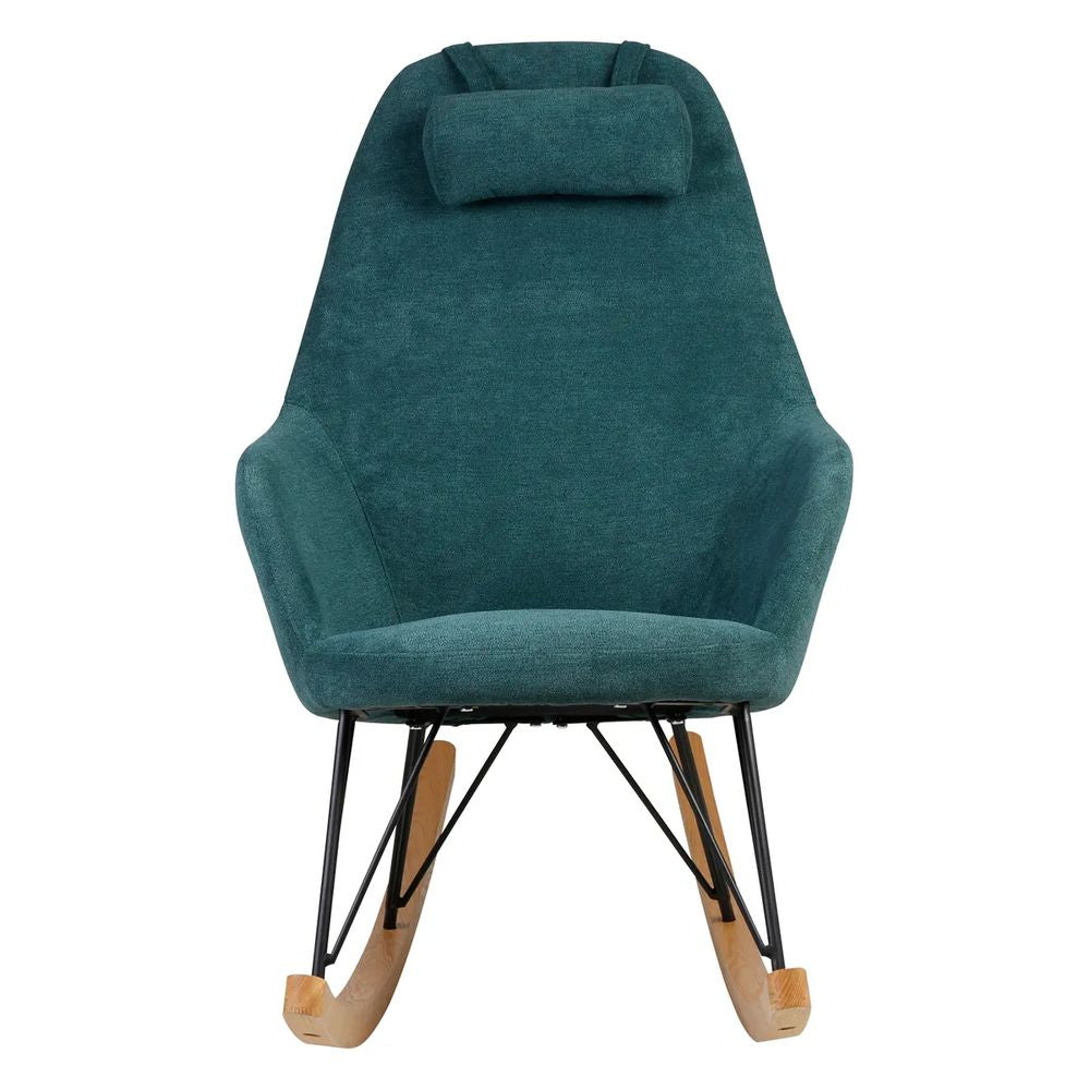 ZAGO Rocking Armchair Evy Ash and Fabric