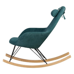 ZAGO Rocking Armchair Evy Ash and Fabric