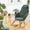 ZAGO Rocking Armchair Evy Ash and Fabric