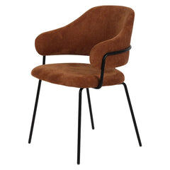 ZAGO Armchair Ezra Metal Legs Soft Touch Fabric