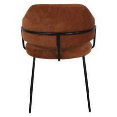 ZAGO Armchair Ezra Metal Legs Soft Touch Fabric