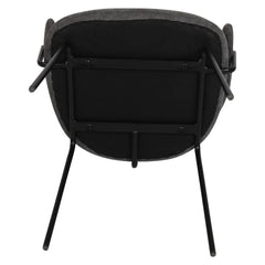 ZAGO Armchair Ezra Metal Legs Soft Touch Fabric