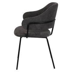 ZAGO Armchair Ezra Metal Legs Soft Touch Fabric
