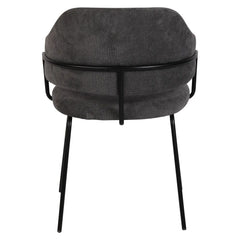 ZAGO Armchair Ezra Metal Legs Soft Touch Fabric