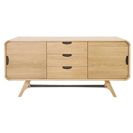 ZAGO Sideboard Flow Natural Oak 2 Doors 3 Drawers  165cm