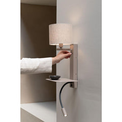 IT’S ABOUT ROMI Wall Lamp Florence Sand Shade Reading Lamp
