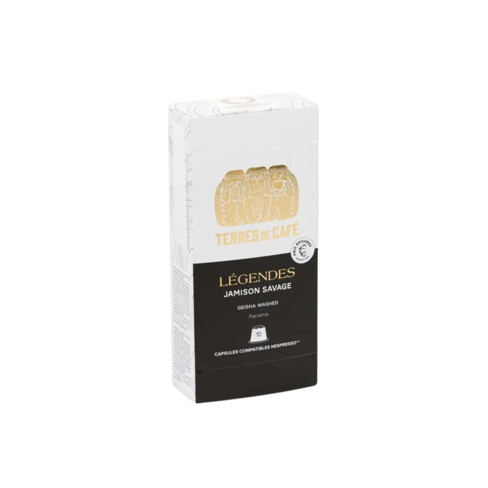 TERRES DE CAFÉ Coffee Capsules Jamison Savage Geisha Washed x10