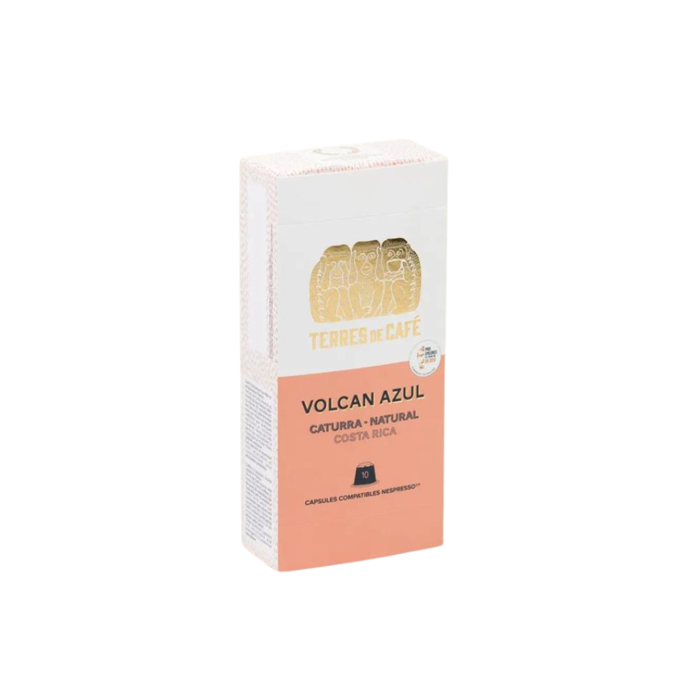 TERRES DE CAFÉ Coffee Capsules Volcan Azul Caturra X10