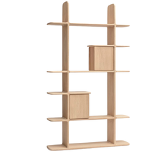 DRUGEOT Bookshelf Téhème Double Closed