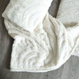 OPJET PARIS Plaid Annie Polyester White 130x170cm