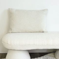 OPJET PARIS Cushion Terry Fabric White 40x60cm