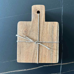 OPJET PARIS Set of 4 Mini Wooden Boards 14cm