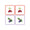 OPJET PARIS Paper Napkin Cherry Fig x20