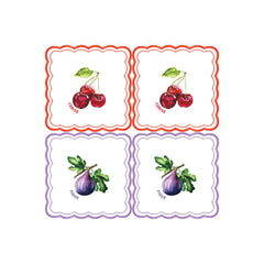 OPJET PARIS Paper Napkin Cherry Fig x20