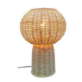 OPJET PARIS Table Lamp Circle Rattan 33cm