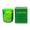 OPJET PARIS Candle Message Unique Green 9cm